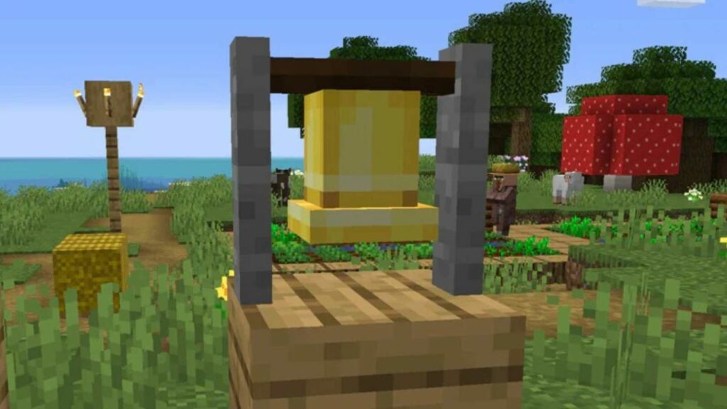 how to craft a bell in minecraft