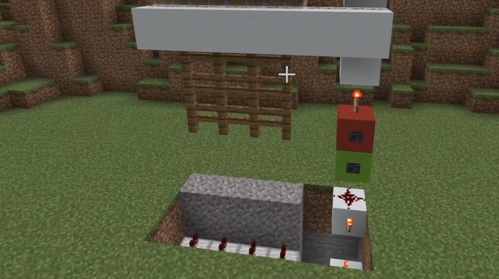 minecraft how to craft a gate
