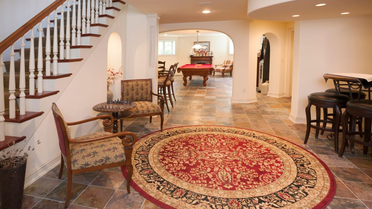 How do you choose the right materials for a custom rug to match your