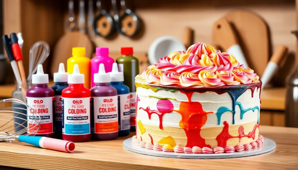 oil food coloring