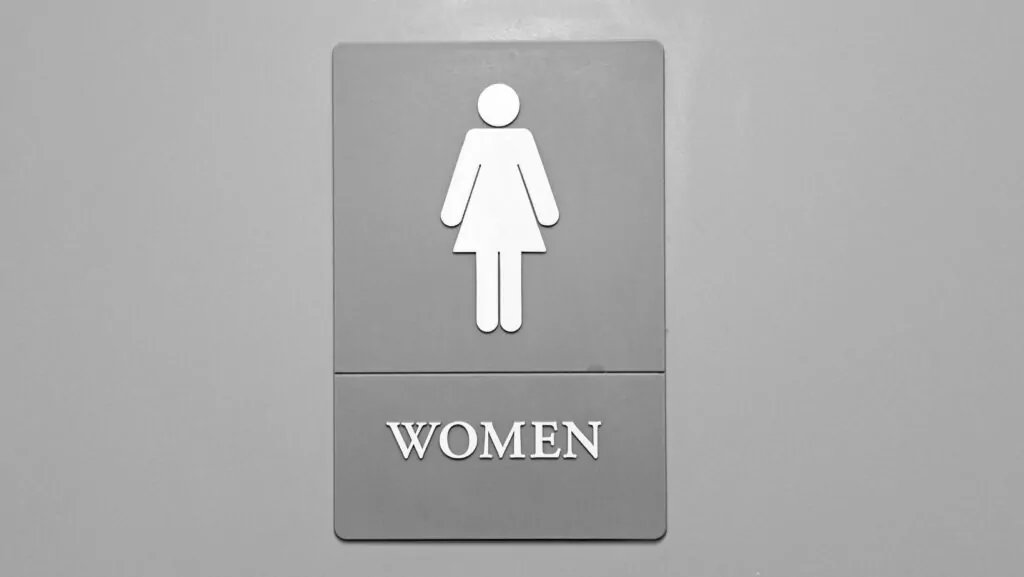 Lady Restroom Sign Features and Specifics